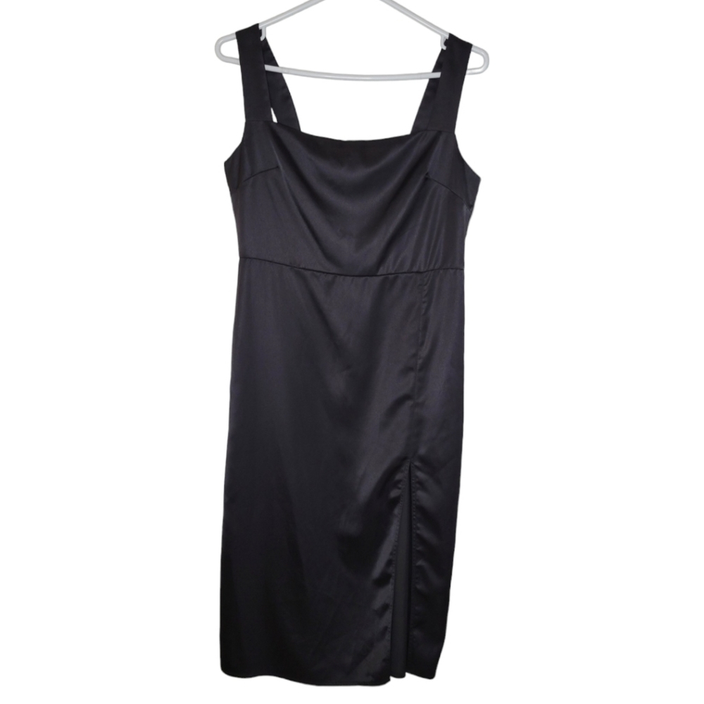 Prim Little Black Dress w Slit Size M